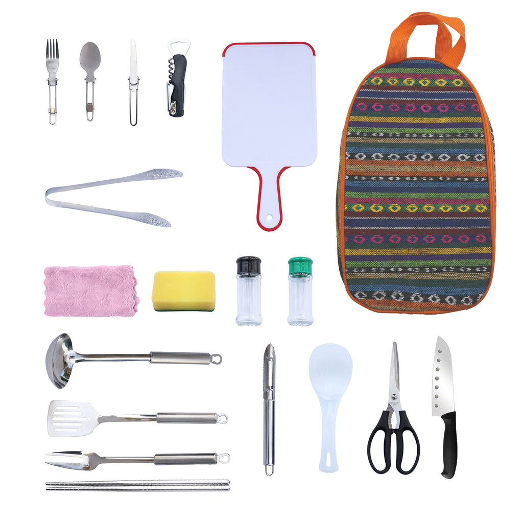 18Pcs Camping Cooking Utensils Set