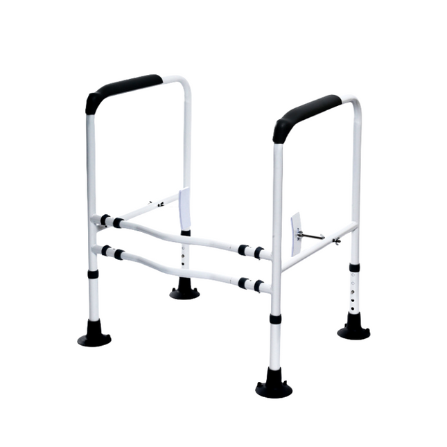 Toilet Safety Frame & Rail Black