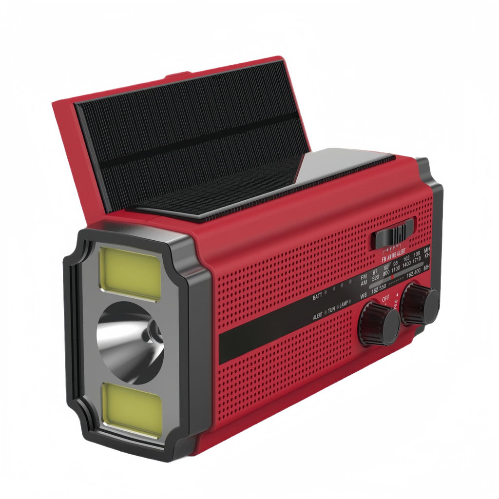 Solar Emergency Wind Up Radio Camping Light