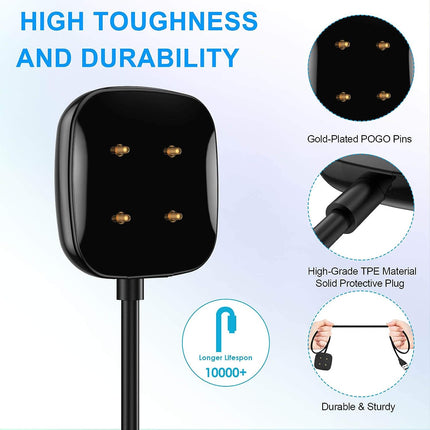 Fitbit Versa 3 / Versa 4 / Sense / Sense 2 Charger Cable 30cm - salelink.co.nz
