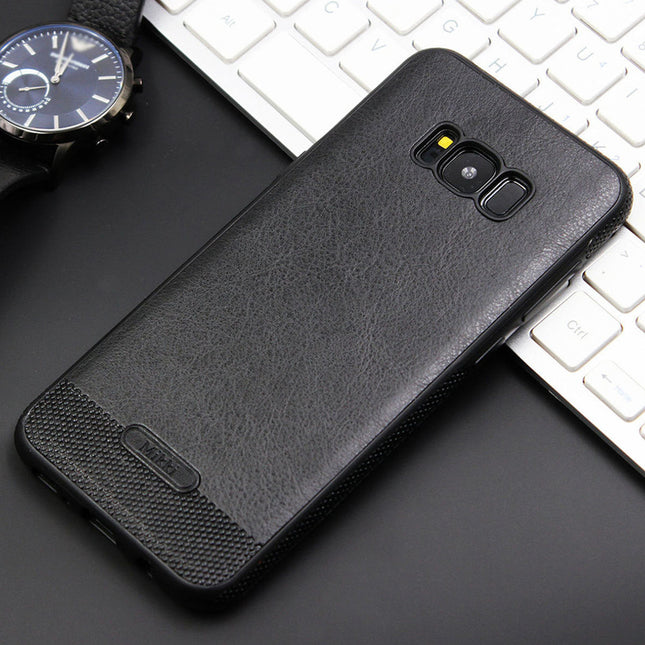 Samsung S8 Plus Luxury Thin TPU PU Leather Skin Case Cover - salelink.co.nz