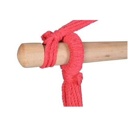 Red Hanging Hammock Chair Swing Outdoor Camping - salelink.co.nz