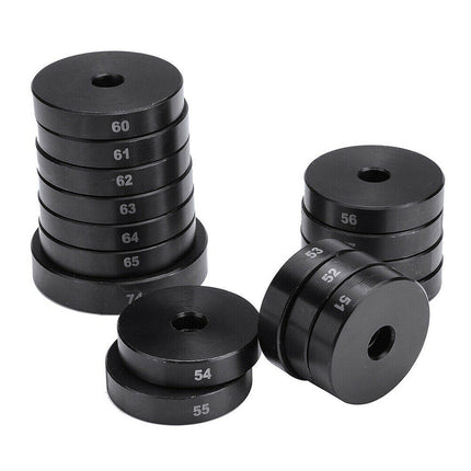 52pcs Custom Bushing Bearing Seal Driver Push Press Disc Tool 18-74mm