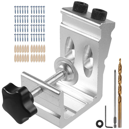 78pcs Woodworking Dowel Jig Kit - salelink.co.nz