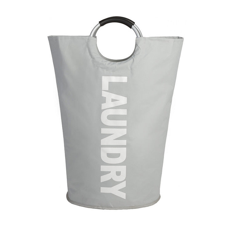 90L Laundry Basket Light grey