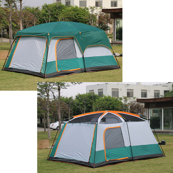 Camping Tent For 5-8Persons 310x220x190cm Green