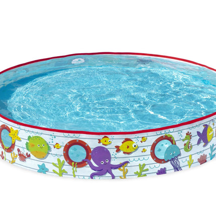 Bestway 1.52m x 25cm Kids Above Ground Pool Under-The-Sea Design