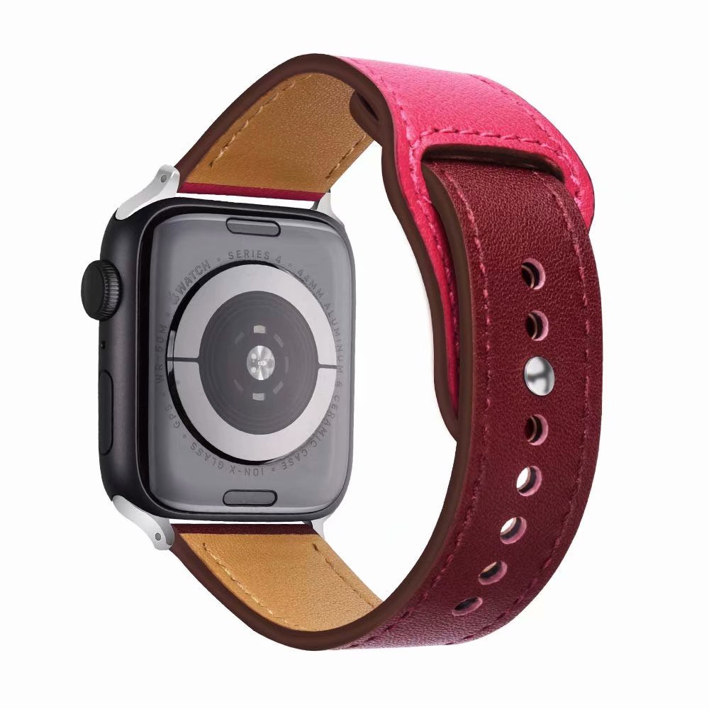 Genuine Leather Replacenemt Strap Band for Apple Watch Series 1/2/3 42mm and Apple Watch Series 4/5/6/SE 44mm