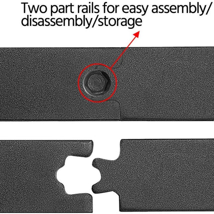 2M Sliding Barn Door Hardware Kit