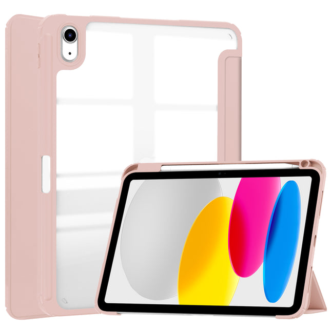 iPad 10.9" Case (10th Gen 2022), Pad 11 (A16 2025) Clear Pen Slot Holder Case Cover - salelink.co.nz