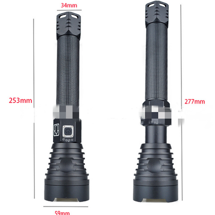 XHP90 3000LM Tactical 3 Mode Zoom Flashlight LED Hunting Torch - salelink.co.nz