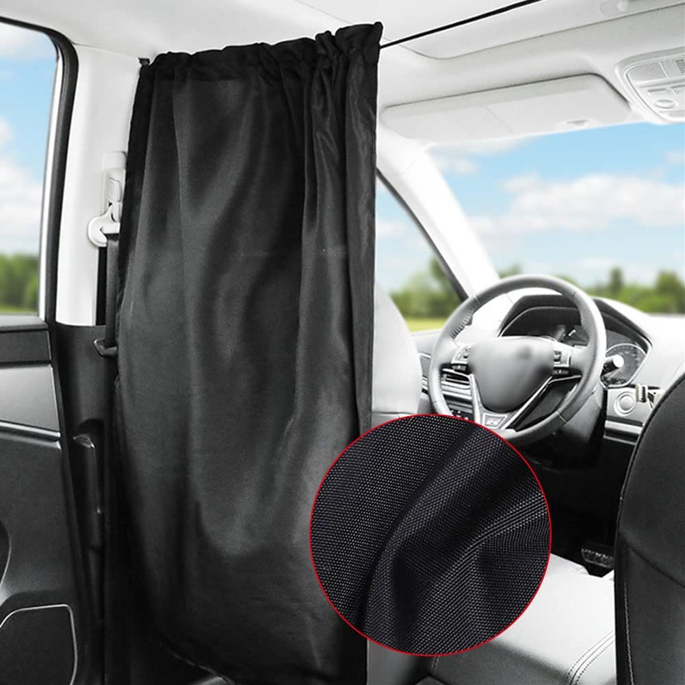 Car Privacy Curtain Front Rear Partition Divider Protect UV