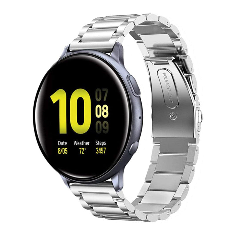 Silver Samsung Galaxy Watch Active 2 Strap Band