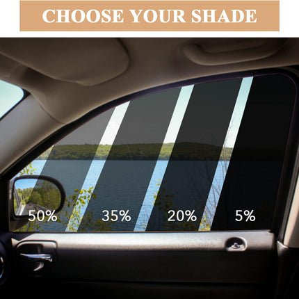 75cmX7m Window Tint Film 35% VLT Car Home Blackout Glass House UV Block - salelink.co.nz