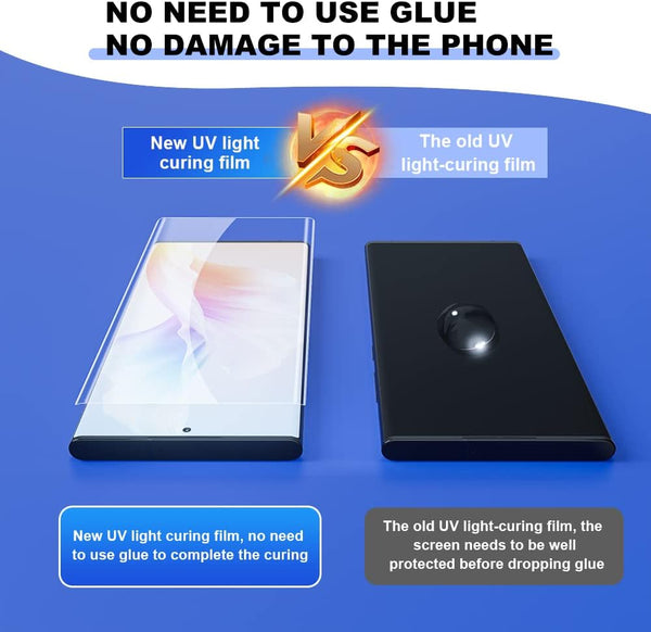 [2 Pack]  Samsung S20 Plus Screen Protector UV Light Installation Kit