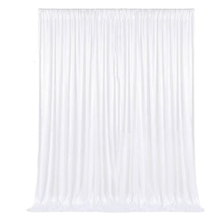 3x3M White Curtain Backdrop Wedding Decorations Background - salelink.co.nz