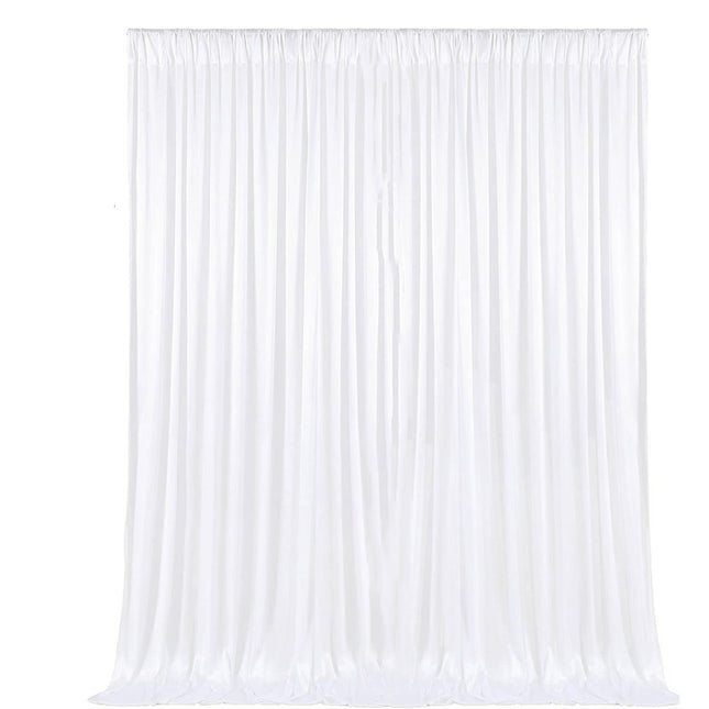 3x3M White Curtain Backdrop Wedding Decorations Background - salelink.co.nz