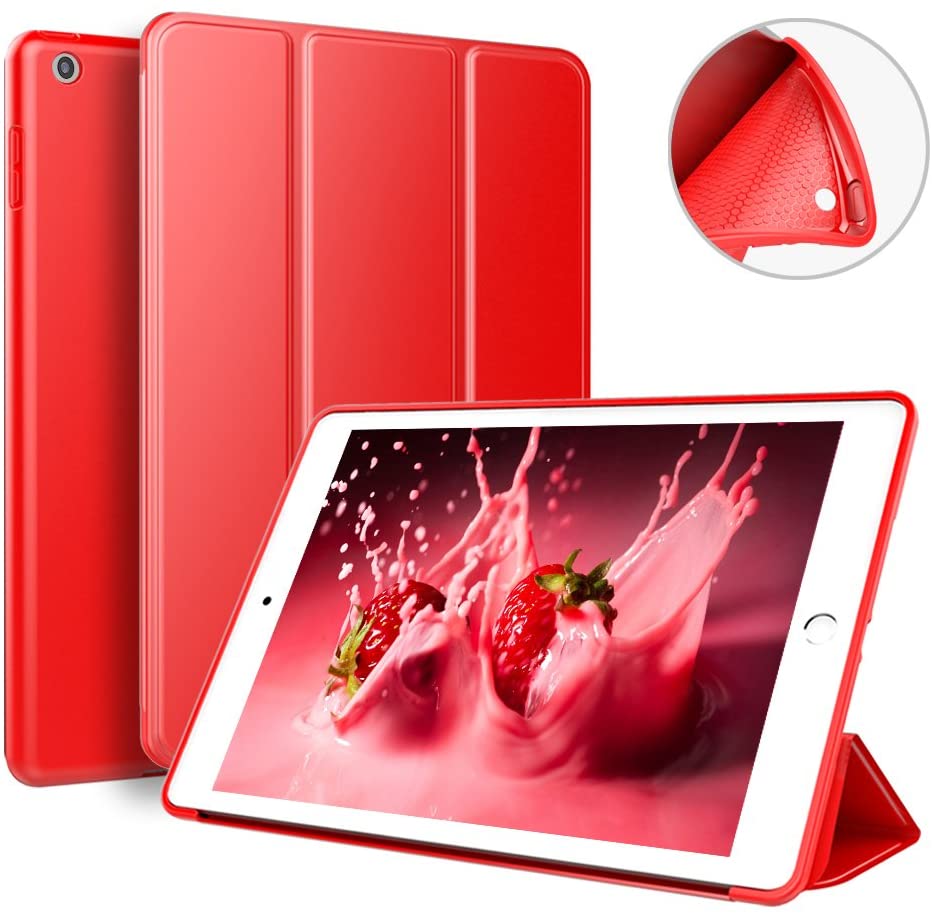 iPad Pro 11 2020 Case Soft Gel Back Fold PU Leather Folio Case Cover