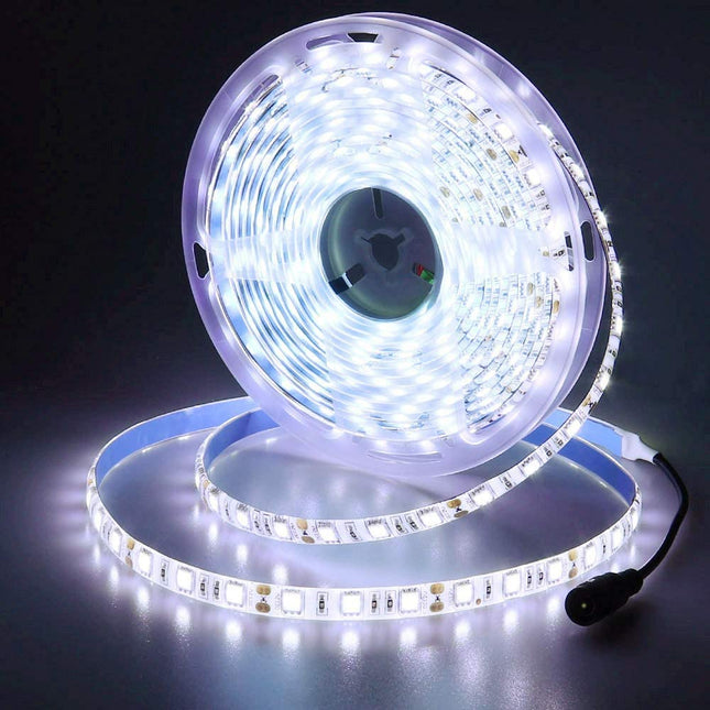 5M Cool White 5050 SMD 12V Led Strip Light - salelink.co.nz