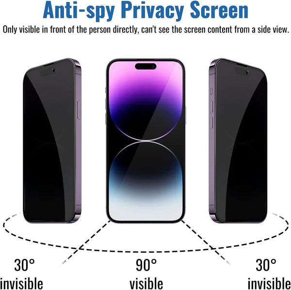 iPhone 15 Pro Max Anti Peep Privacy Glass Screen Protector