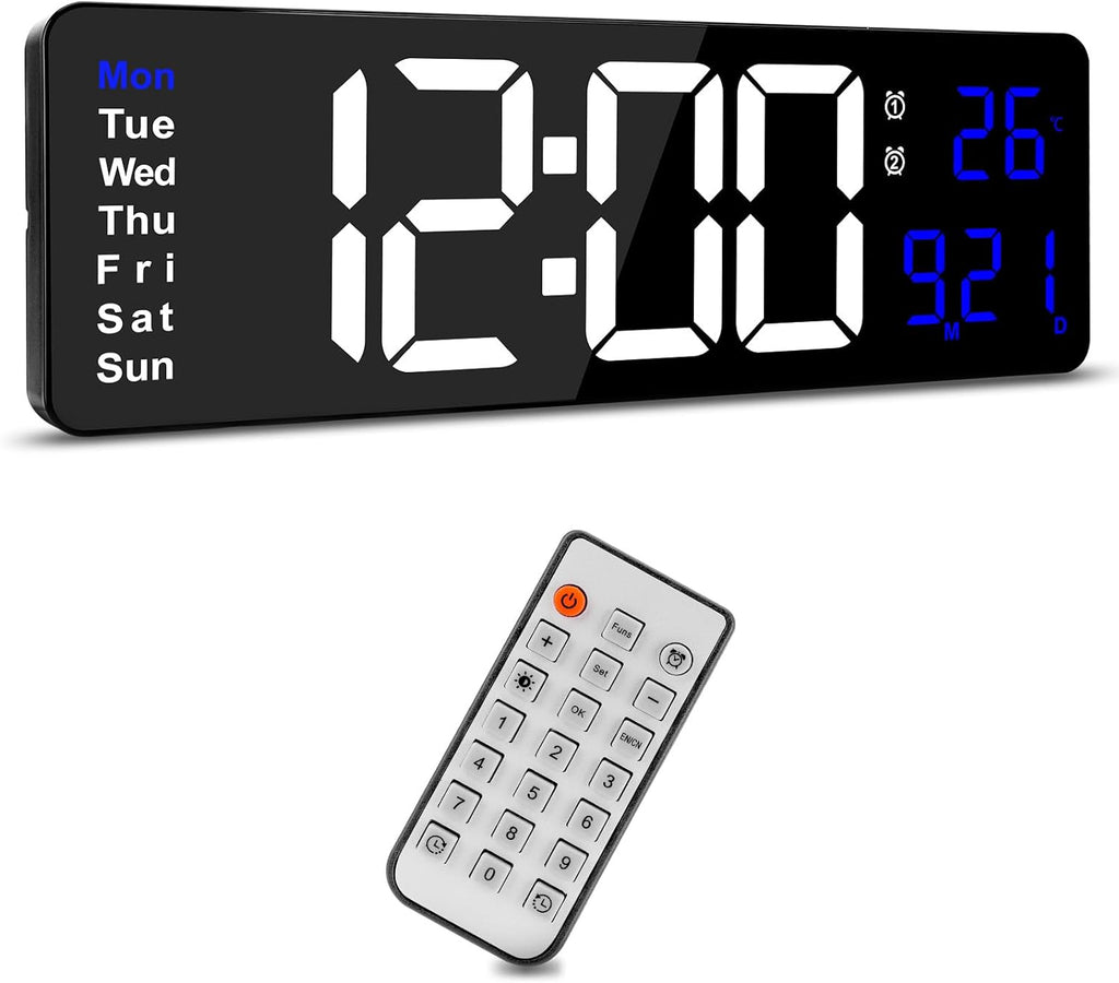 38.7cm Digital Wall Clock