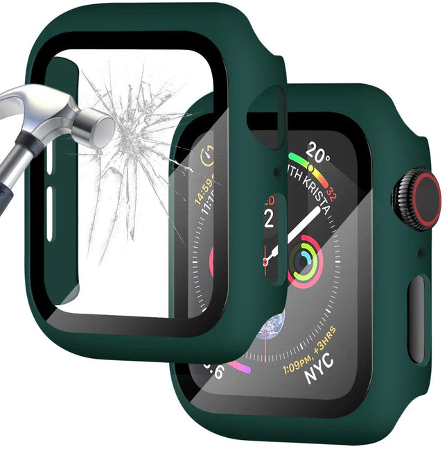 38mm Apple Watch Case Glass Screen Protector - salelink.co.nz