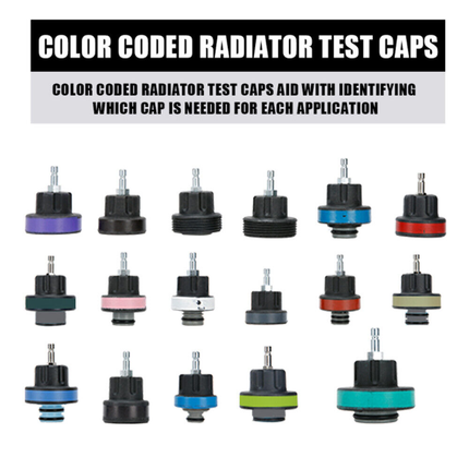 28 Piece Radiator Pressure Tester Kit - salelink.co.nz