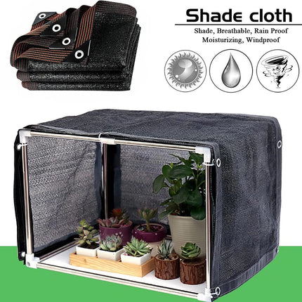 70g 95% Black Shade Cloth 2Mx3M - salelink.co.nz