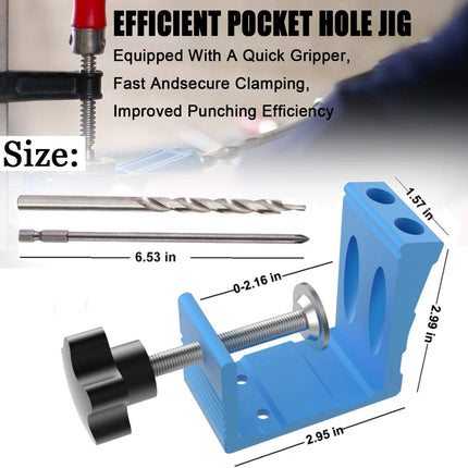 78pcs Woodworking Dowel Jig Kit - salelink.co.nz