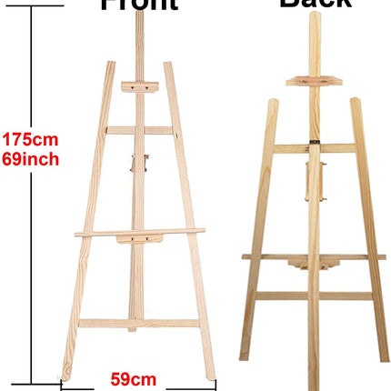 1.75M Wooden Easel - salelink.co.nz