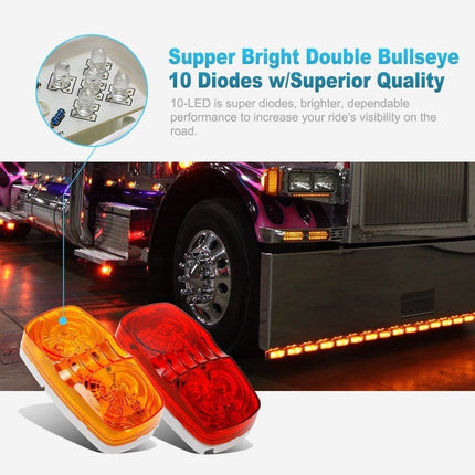 14PCS LED Marker Lights