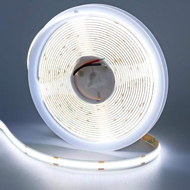 24V COB Cool White 10M LED Strip Light - salelink.co.nz