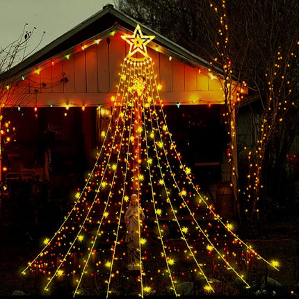 Christmas Lights Outdoor Waterfall Light Decoration - salelink.co.nz