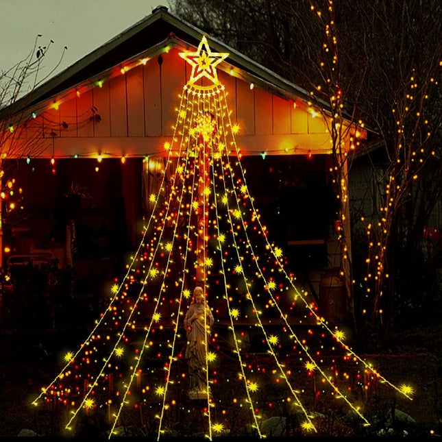 Christmas Lights Outdoor Waterfall Light Decoration - salelink.co.nz