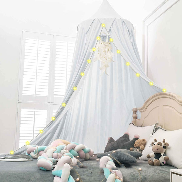 Kids Bed Canopy - White
