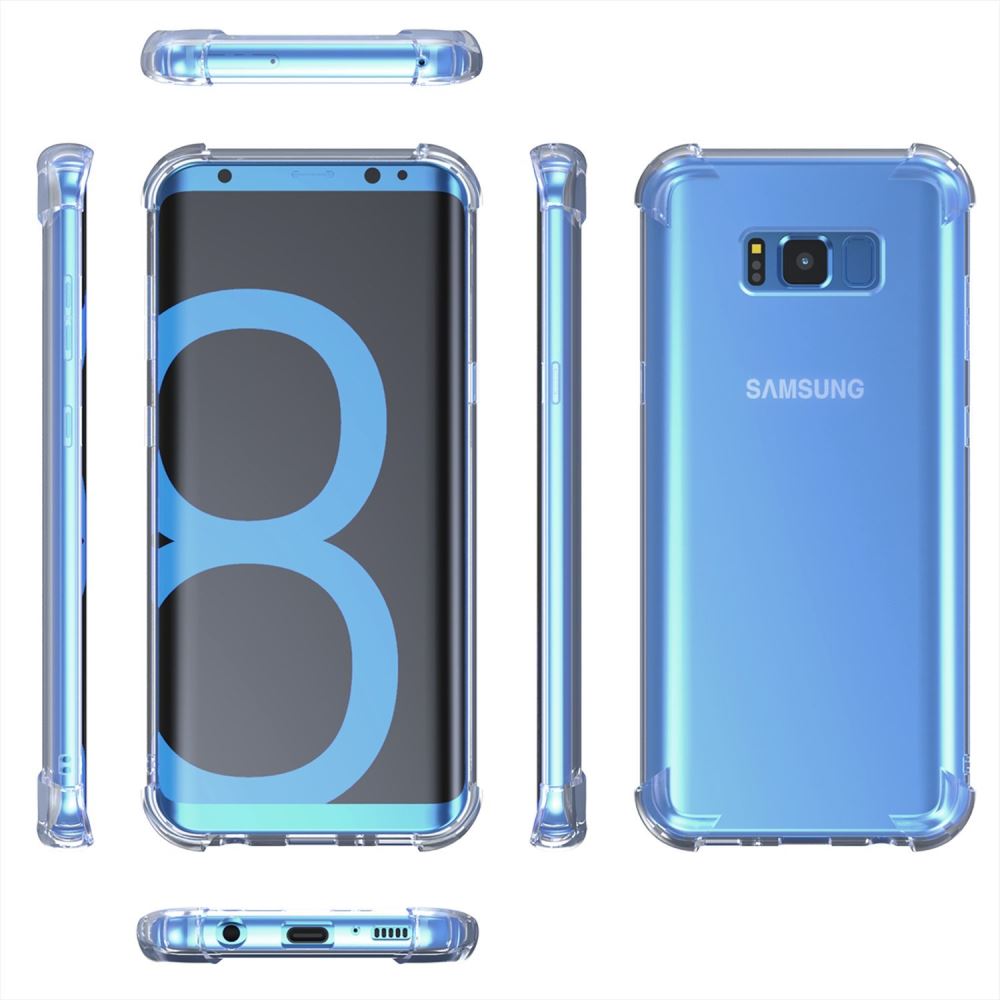 Samsung S8 Plus Case Ultra clear hybrid Shock Absorption TPU Bumper - salelink.co.nz