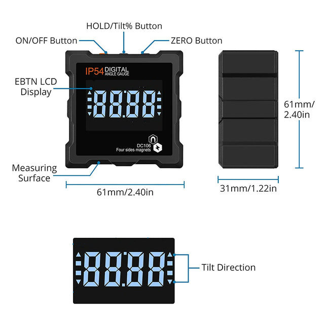 Digital Angle Finder - salelink.co.nz