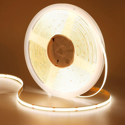 24V COB Warm White 10M LED Strip Light - salelink.co.nz