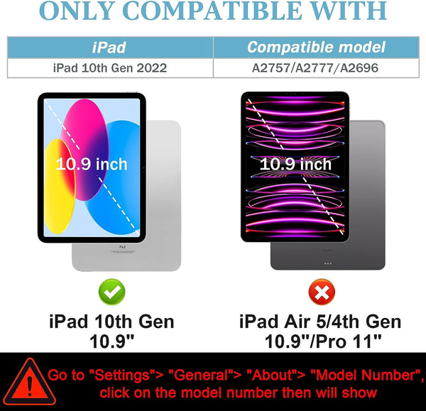iPad 10 Case 10th Gen 10.9 2022 Case