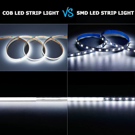 24V COB Cool White 5M LED Strip Light - salelink.co.nz