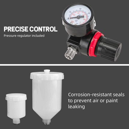 2PCS Paint Spray Gun Kit - salelink.co.nz