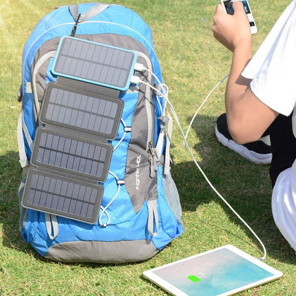 Solar Power Bank with 4 Panels 25000mAh - salelink.co.nz