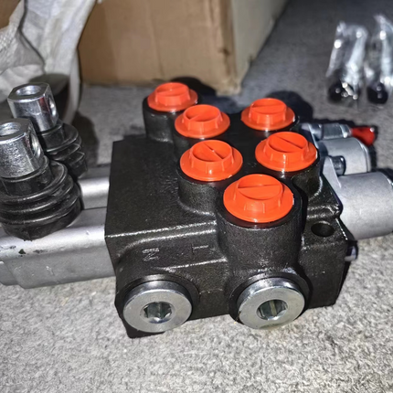 2 Spool Hydraulic Directional Control Valve 11 Gpm, Double Acting Cylinder Spool