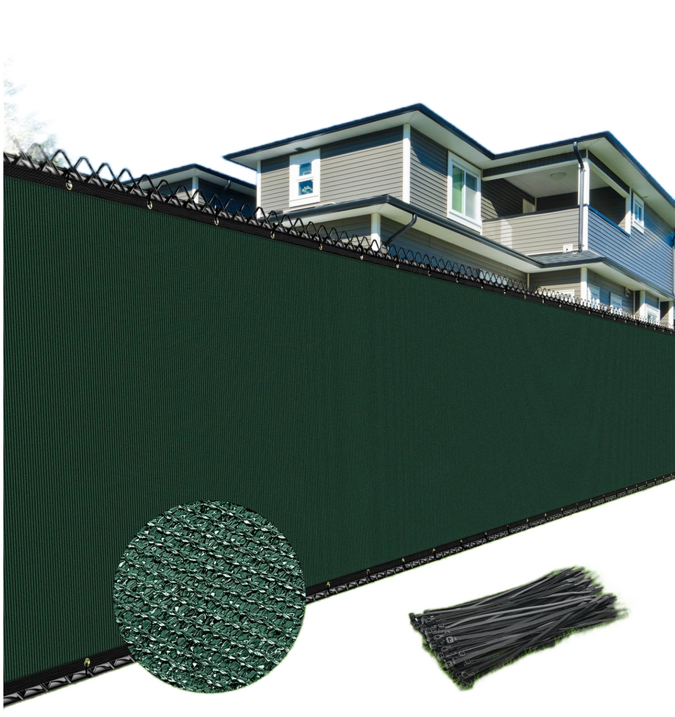 180GSM Privacy Fence Screen Green-1Mx3M