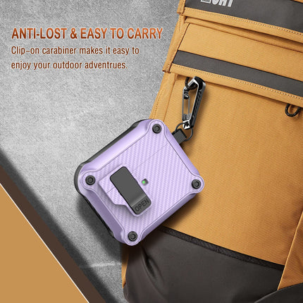 AirPods 3 Case Lock Clip, Armor Protective Hard TPU Case