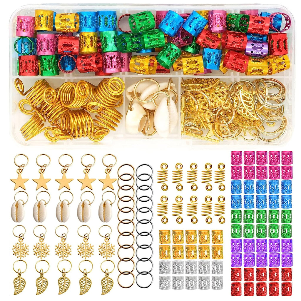 120pcs Hair Jewelry Rings Decor