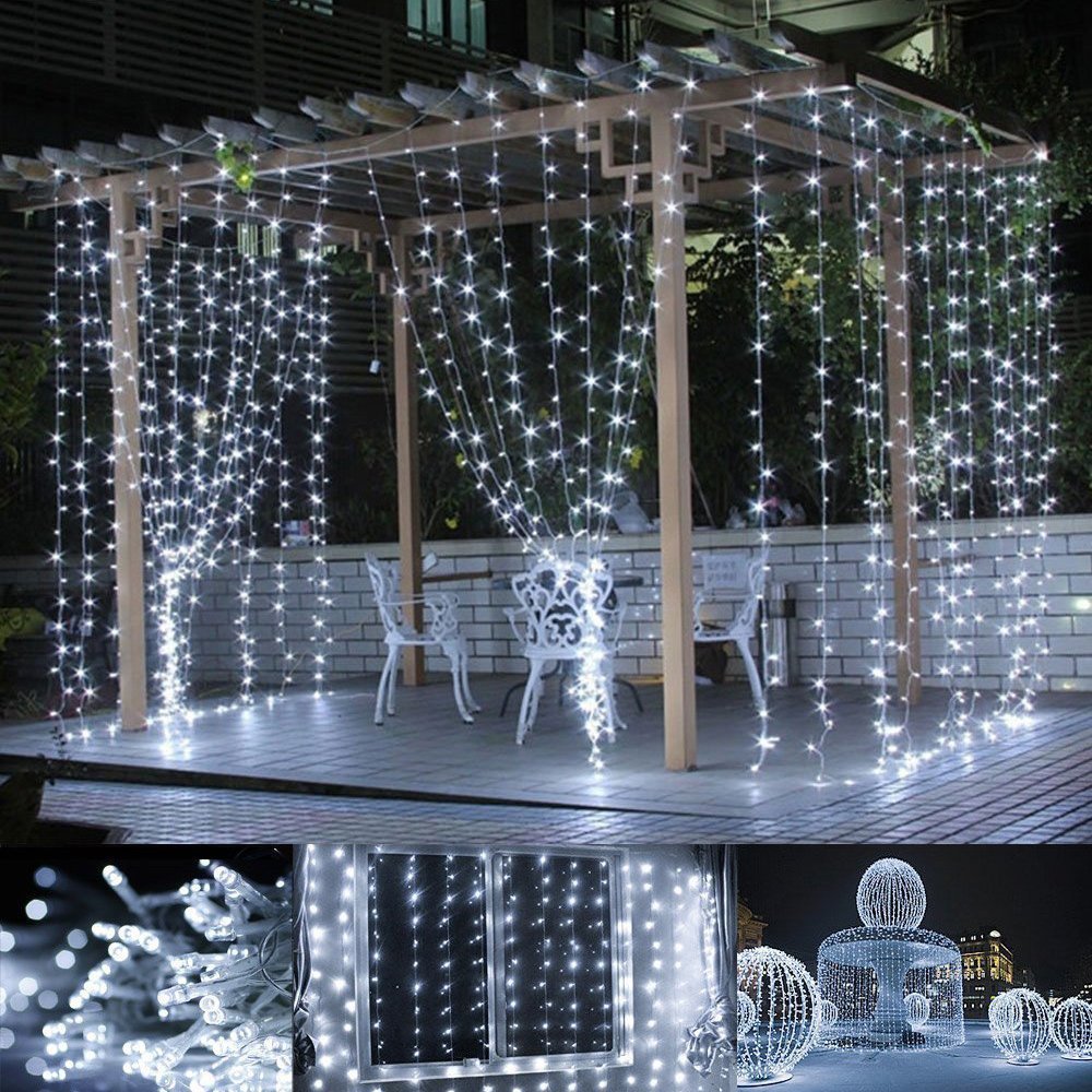 6x3M Curtain String Lights