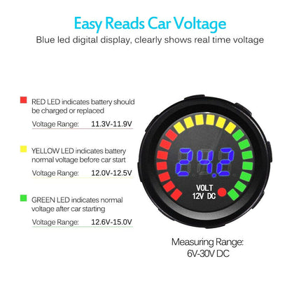 8 Gang Car Auto LED Rocker Switch Panel - salelink.co.nz