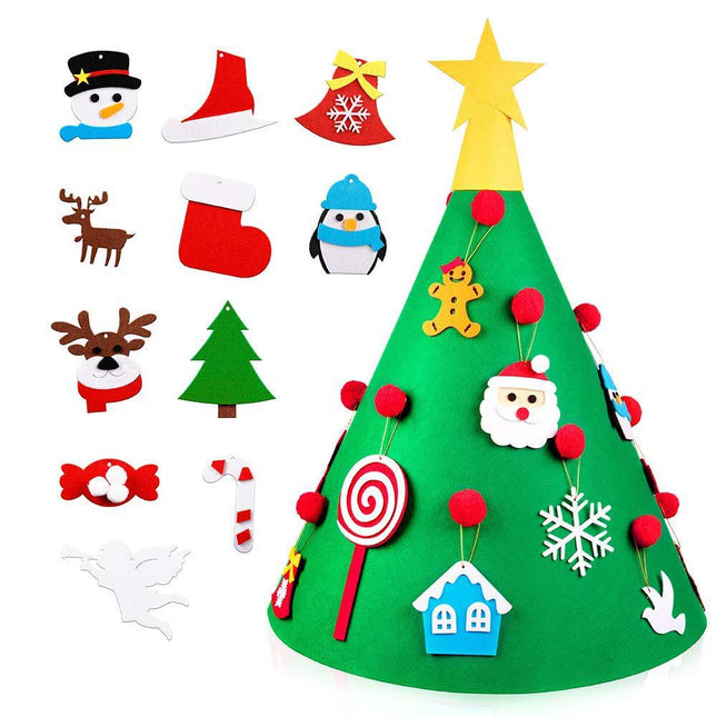 DIY Felt Christmas Tree Set - salelink.co.nz