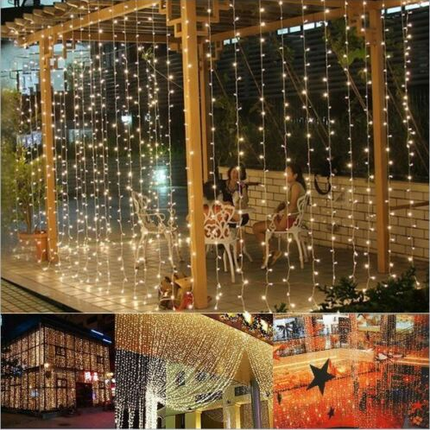 6x3M Curtain Lights